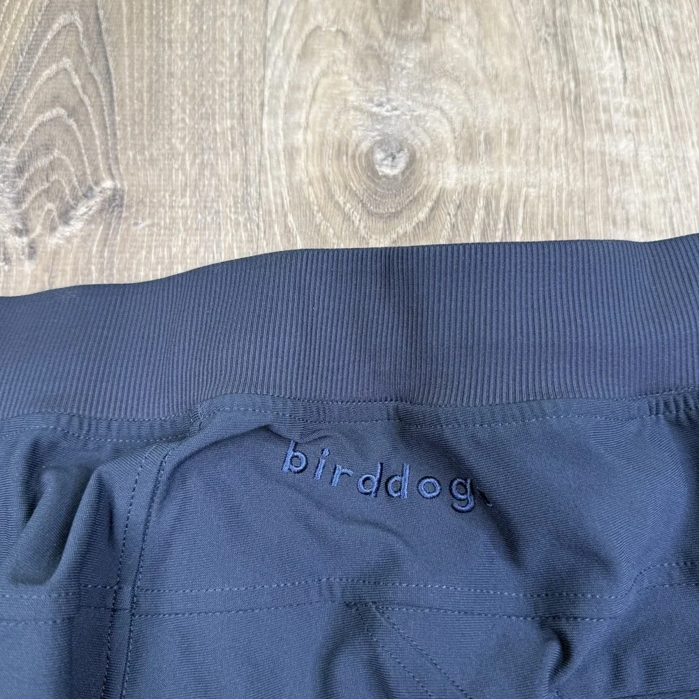 Birddogs Performance Gym Drawstring Boomstick Jogger Pants Size Large Navy Lined